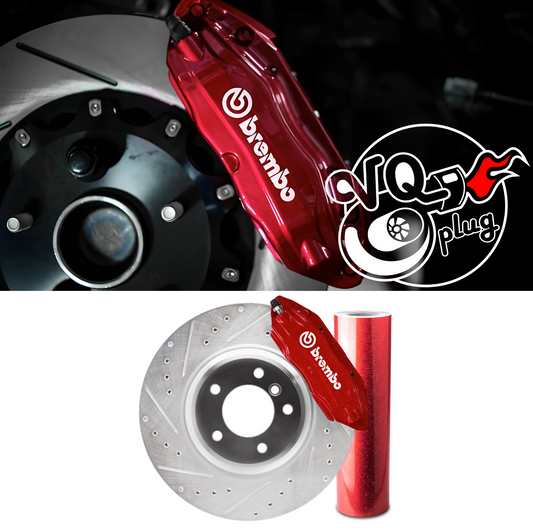 Crazy Bright Reflective Caliper Wrap | High-Temp Vinyl for Glowing Brake Calipers
