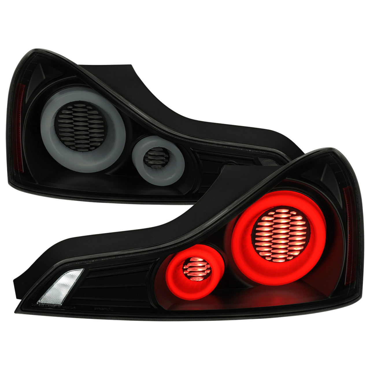 Spec-D G37/Q60 Coupe Customizable LED Sequential Halo Tail Lights