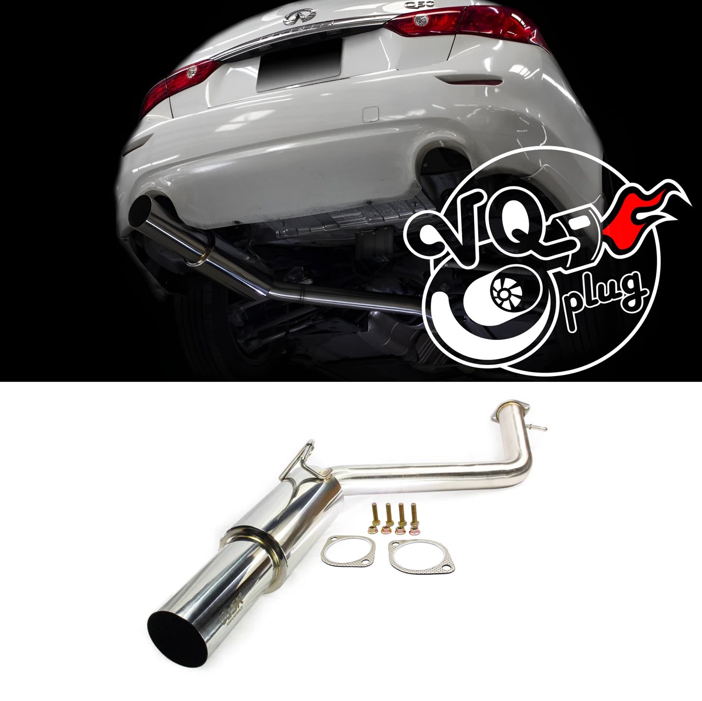 ISR Performance Single GT Exhaust - Infiniti Q50 14+ VQ37 VR30