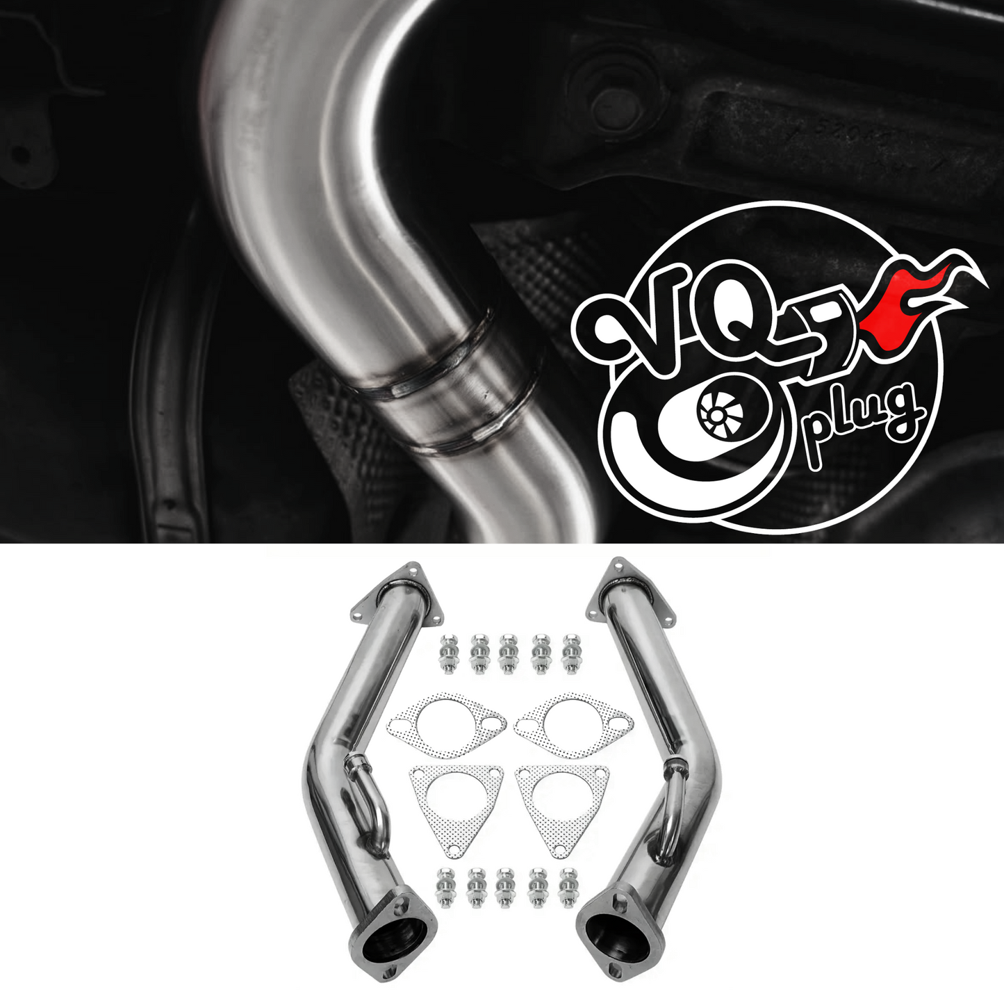 G37/370Z Stainless Steel Test Pipes/Down Pipes | VQ37VHR