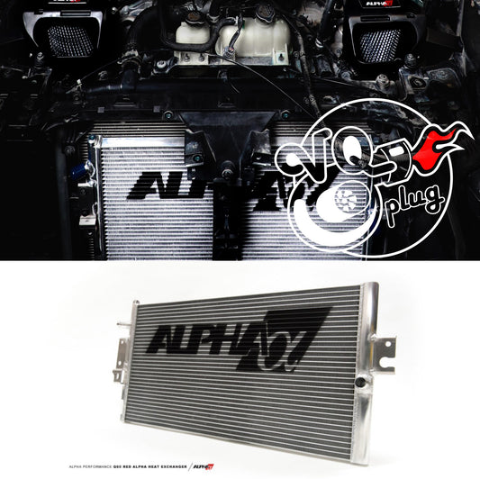 AMS Performance 2016+ Infiniti Q50 / 2017+ Infiniti Q60 Alpha Center Heat Exchanger