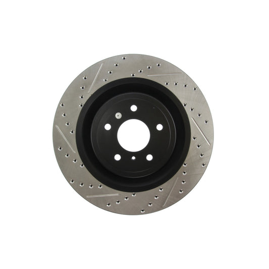 StopTech G37/370Z Akebono SportStop Slotted & Drilled Front Right Rotor