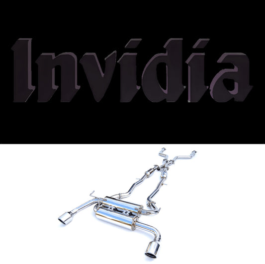 Invidia 14+ Infiniti Q50 Gemini w/ Rolled Stainless Steel Tips Cat-Back Exhaust