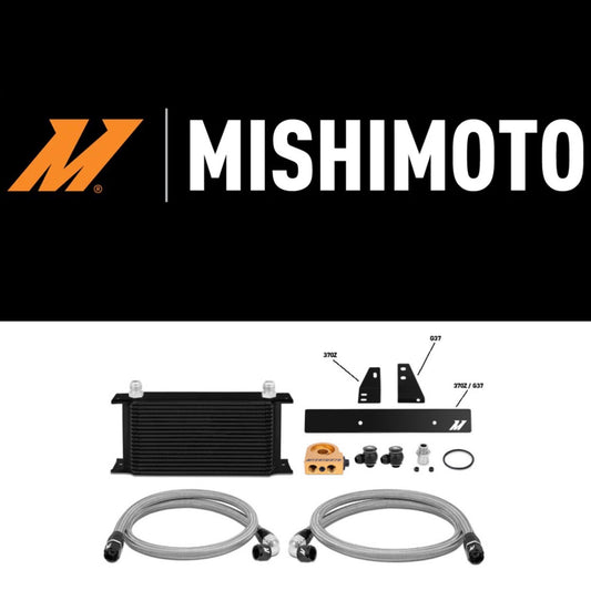 Mishimoto 09-12 Nissan 370Z / 08-12 Infiniti G37 (Coupe Only) Thermostatic Oil Cooler Kit -  Black