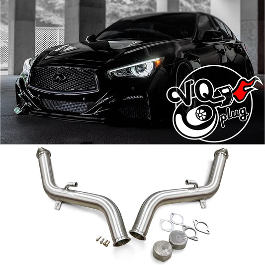Q50/Q60 Upper Lower Combined Down Pipe | VR30DDTT