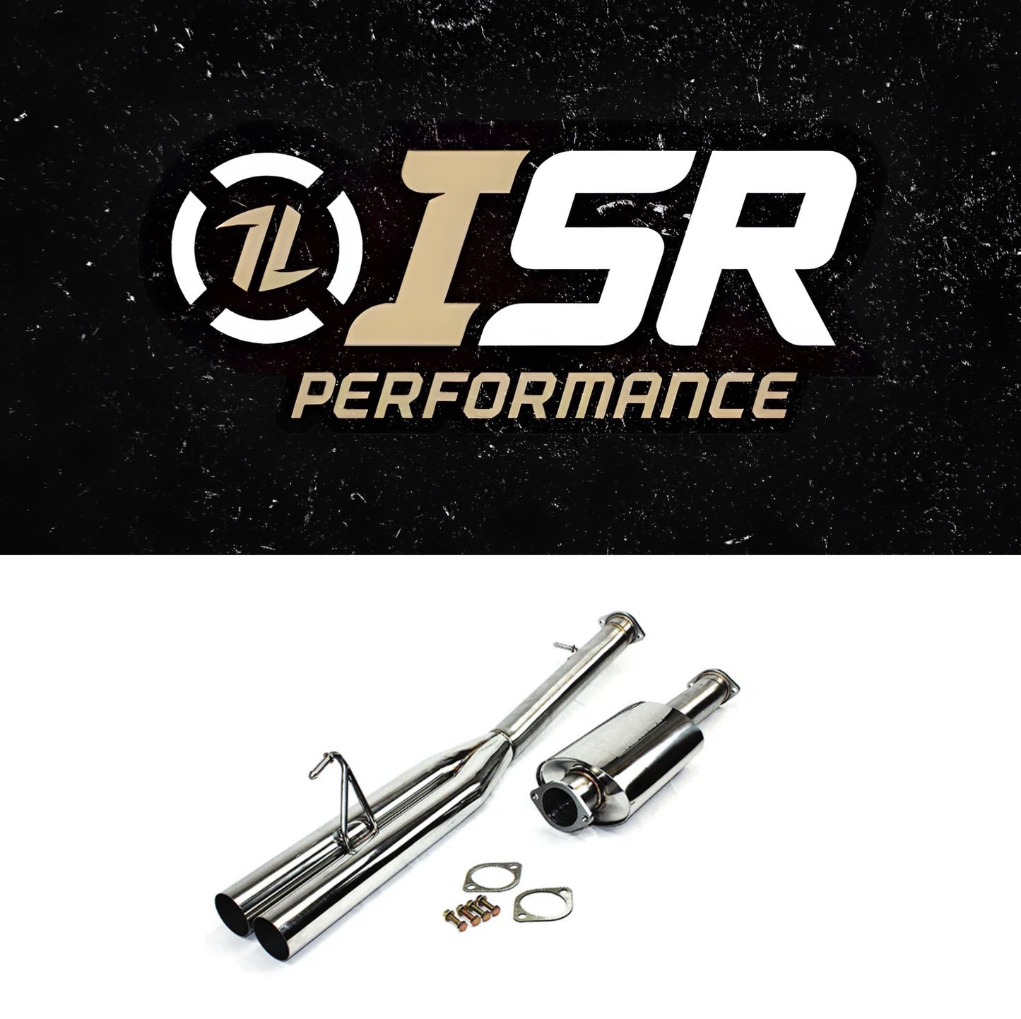 ISR Performance EP (Straight Pipes) Dual Tip Exhaust - Nissan 350Z