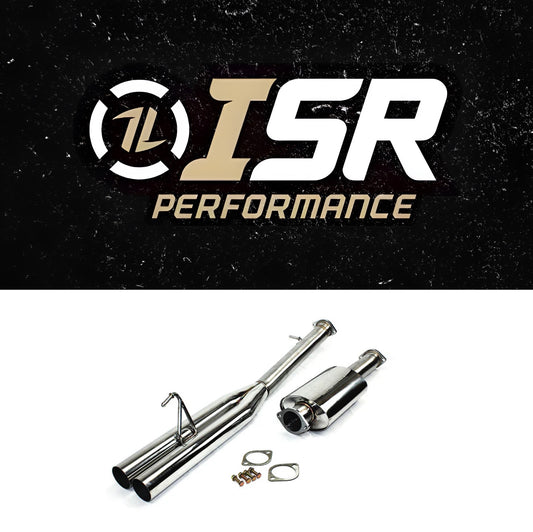 ISR Performance EP (Straight Pipes) Dual Tip Exhaust - Nissan 350Z