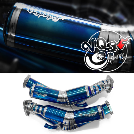 G35/350Z VQPlug Ti-Phoon Pipes | Titanium Resonated Test Pipes VQ35DE - 350z, Competition Use, Coupe, Discount $30, G35