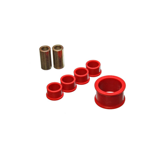 Energy Suspension 02-09 Nissan 350Z / 03-07 Infiniti G35 Coupe Red Rack and Pinion Bushing Set