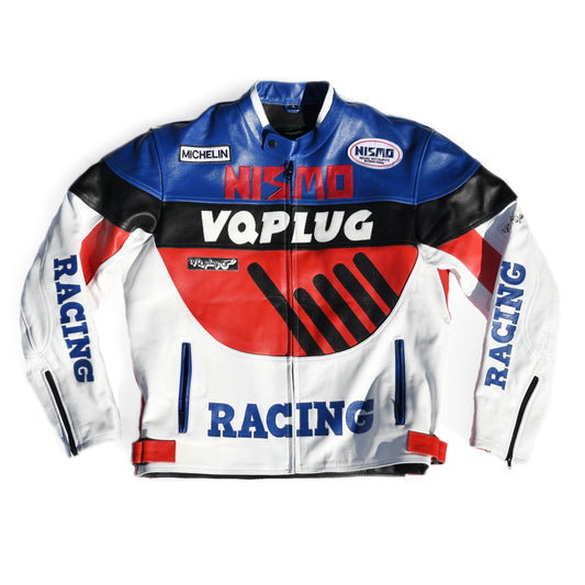 VQPlug Racing Motorcycle Riding Jacket | Genuine Leather - Discount $10, Merch, VQplug Originals