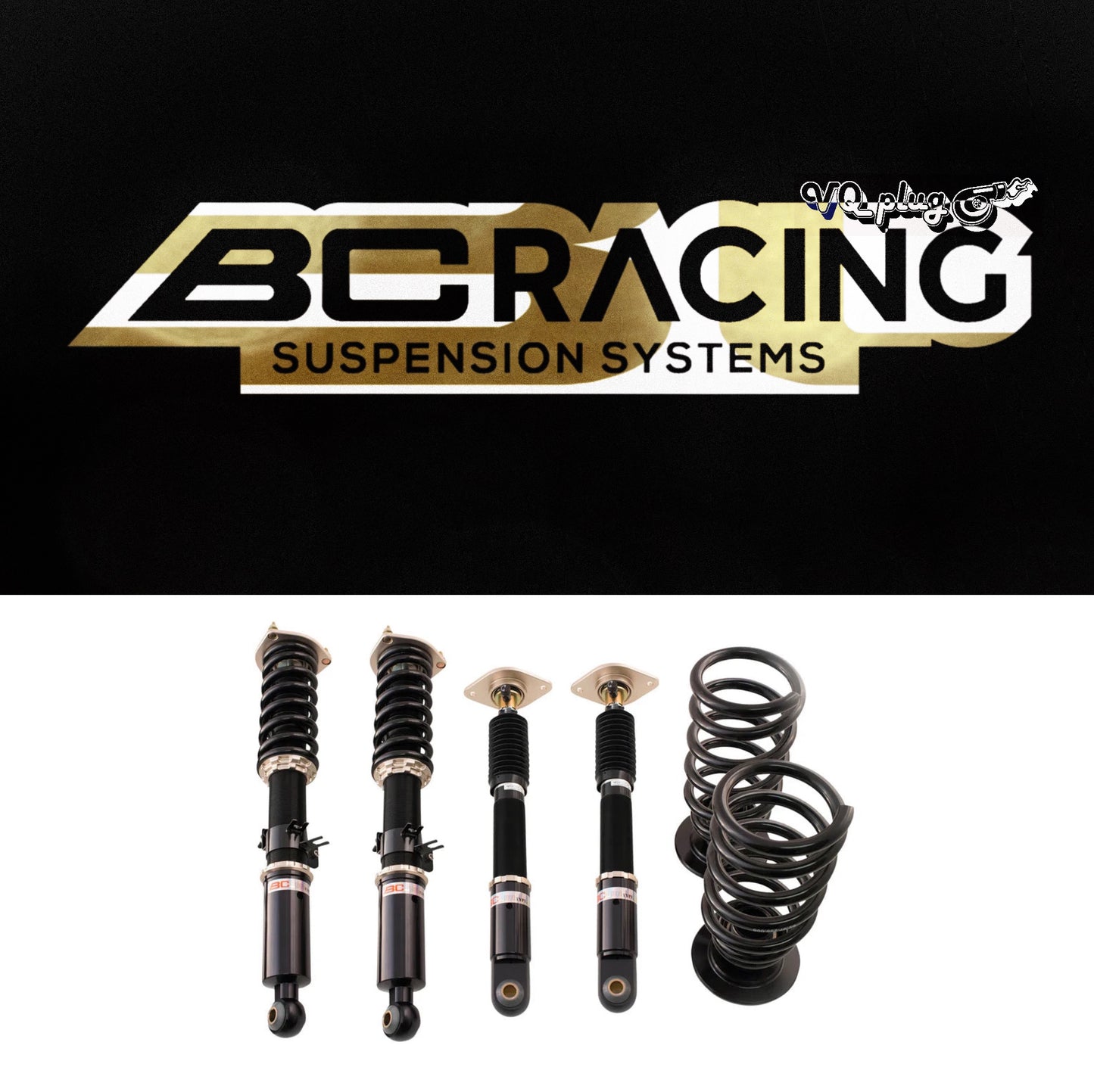 BC-Racing G37/Q60 Convertible BR Type Coilovers | OEM Style RWD - Coupe, Free Shipping, G37, Q60, VQ37VHR