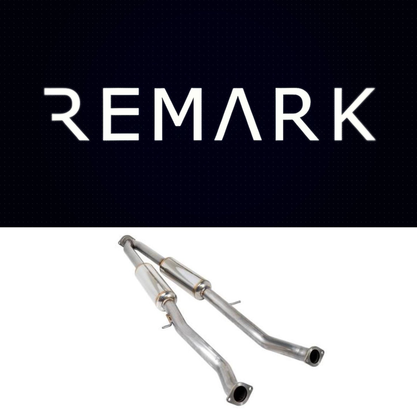 Remark 2017+ Infiniti Q50 (2WD) Resonated Mid Pipe