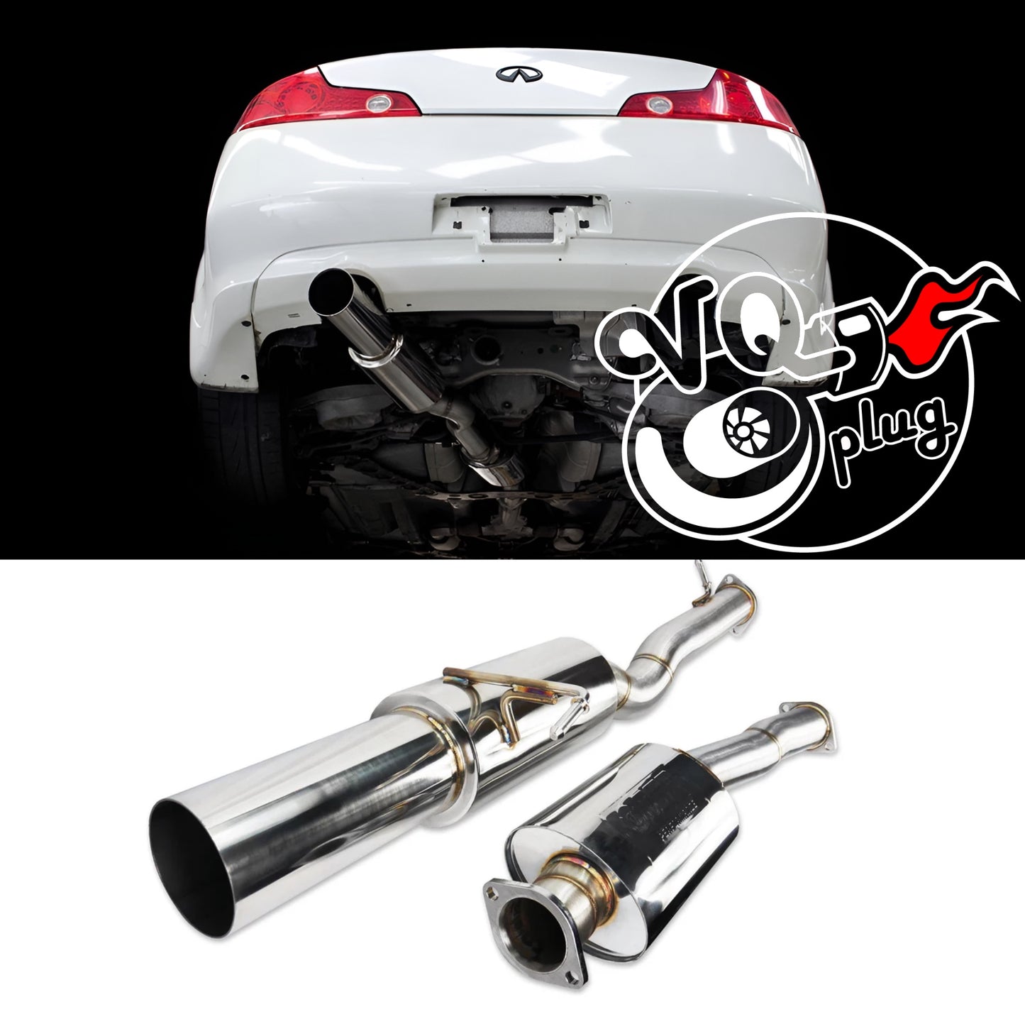 ISR Performance GT Single Exhaust - Infiniti G35 Coupe 03-07