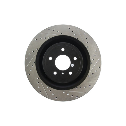 StopTech G37/370Z Akebono SportStop Slotted & Drilled Front Left Rotor