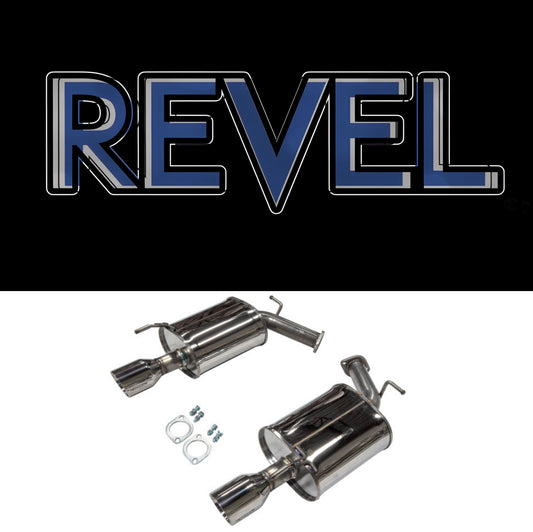 Revel Medallion Touring-S Catback Exhaust - Dual Muffler / Axle Back 06-10 Infiniti M35