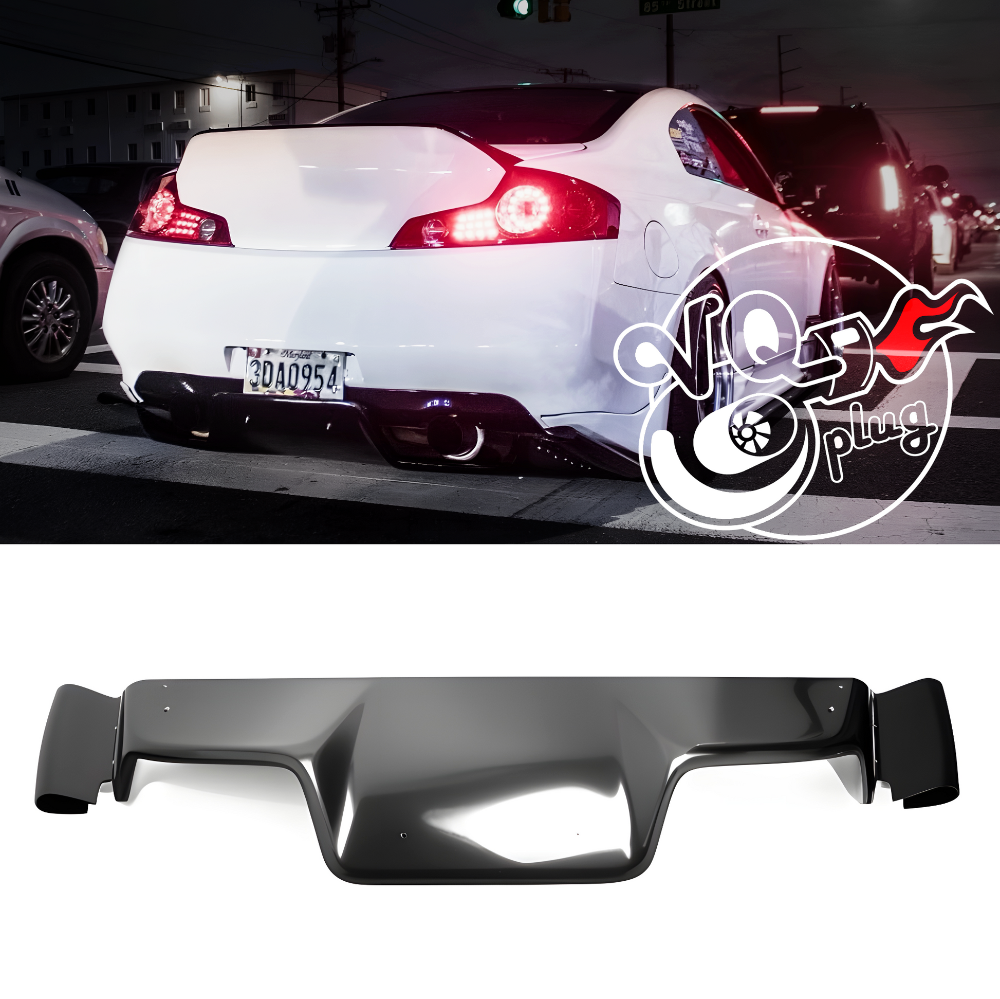 G35 Coupe Carbon Fiber TS3 Style Rear Diffuser VQ35DE - Cosmetic, Coupe, Discount $10, Ebay, G35