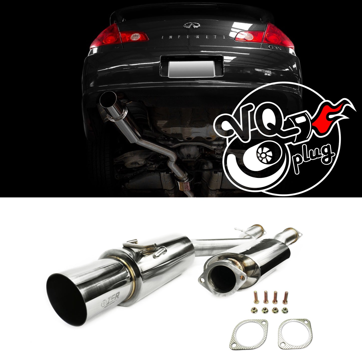 ISR Performance GT Single Exhaust - Infiniti G35 Sedan 03-04