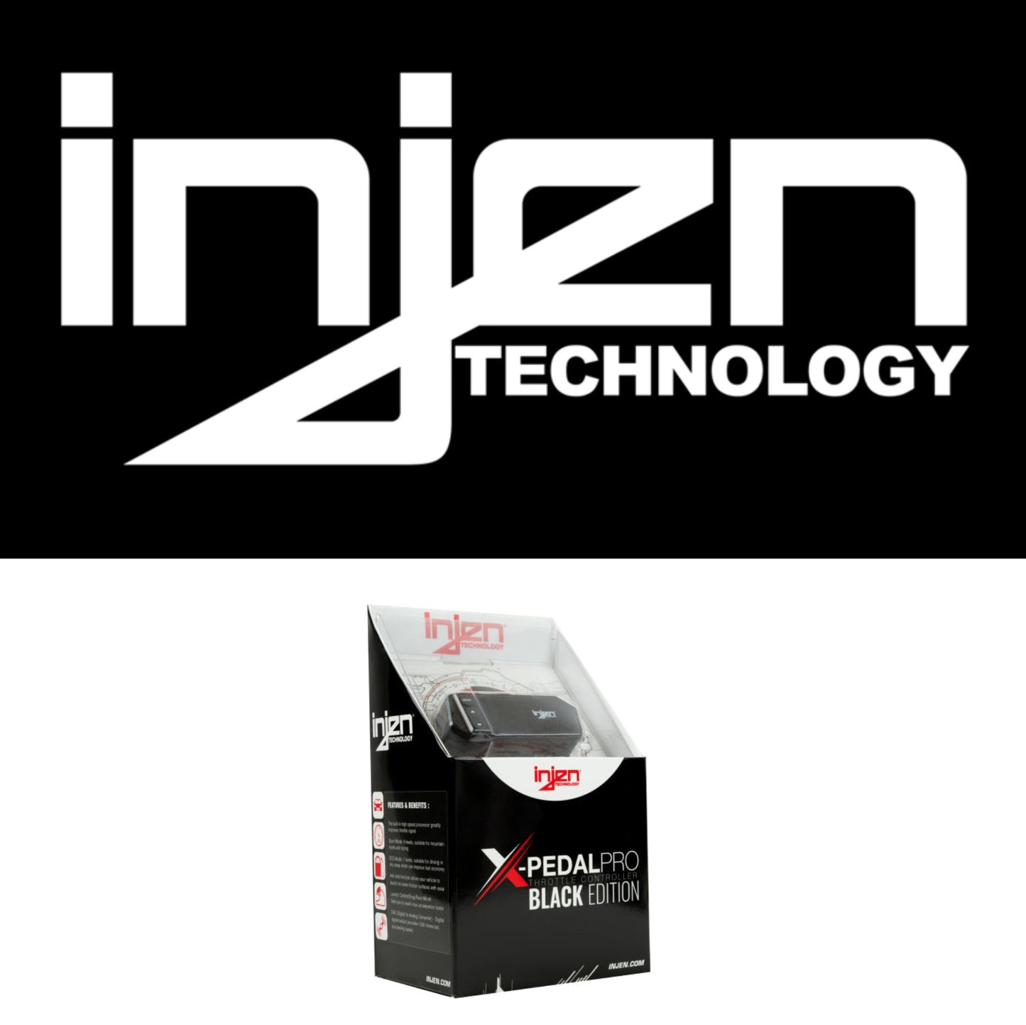 Injen 03-08 Nissan 350Z / 03-08 Infiniti G35 Sedan/Coupe X-Pedal Pro Black Edition Throttle Controll