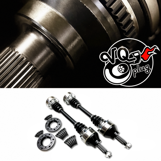 G35/350Z 900HP Level 5 Direct Fit Pro-Level Rear Axle w/ 108mm CV and Conversion Plate (Pair)