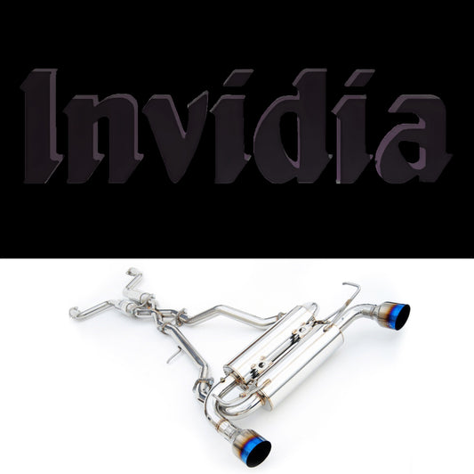 Invidia 07+ Infiniti G37 Coupe Gemini Single Layer Titanium Tip Cat-back Exhaust