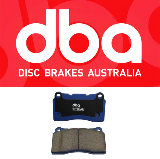 DBA 03-06 EVO / 04-09 STi / 03-07 350Z Track Edition/G35 w/ Brembo SP500 Rear Brake Pads