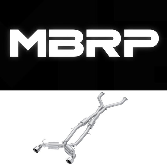 MBRP 23-24 Nissan Z 3.0L Armor Pro T304 Stainless Steel 3in Cat-Back Dual Rear Exit w/ 5in OD Tips