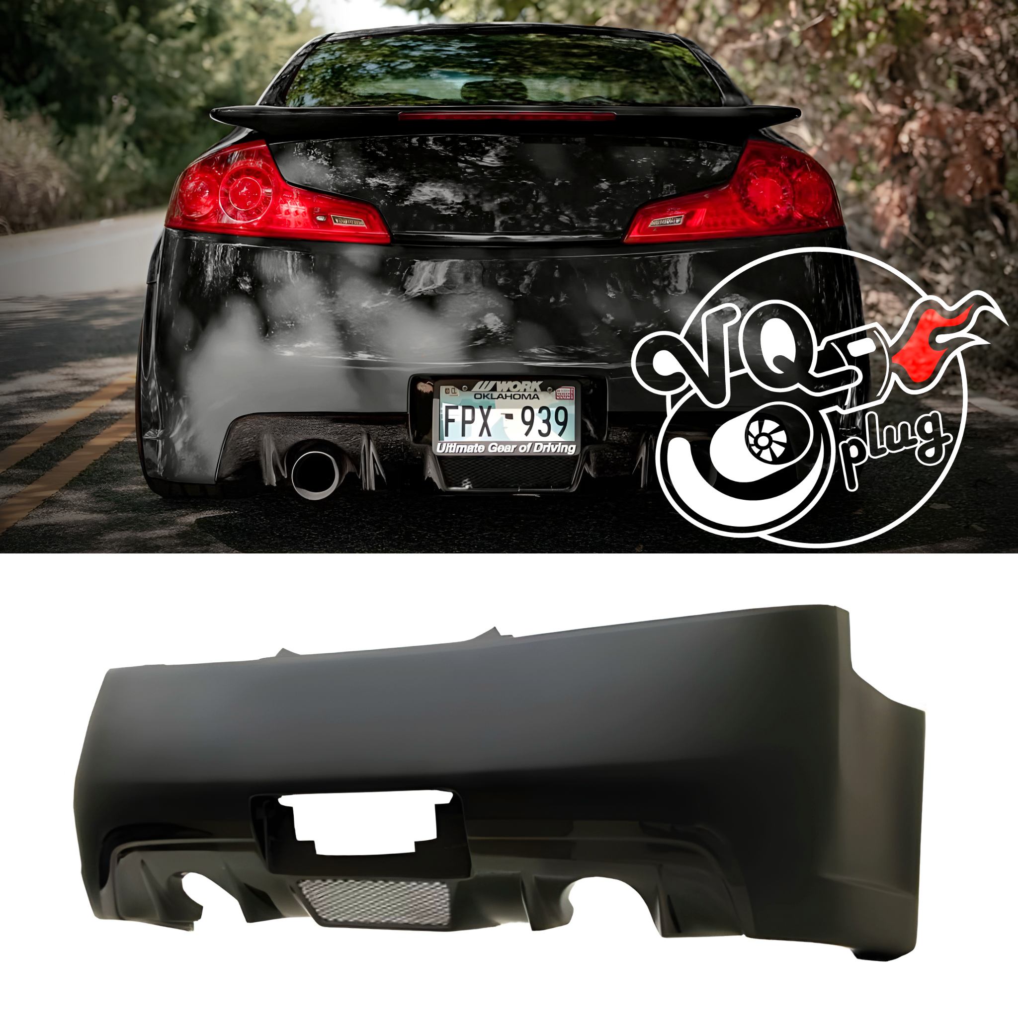 G35 Coupe Chargespeed V2 Track Edition Rear Bumper – VQPLUG