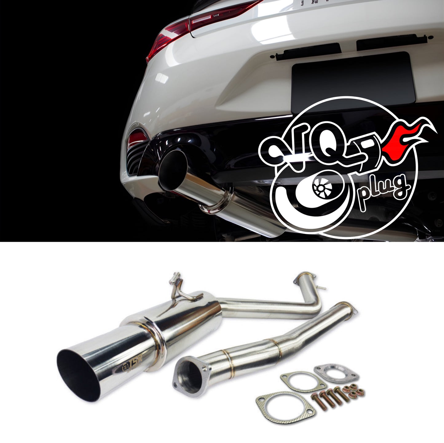 ISR Performance Single GT Exhaust - 2017+ Infiniti Q60 Coupe RWD