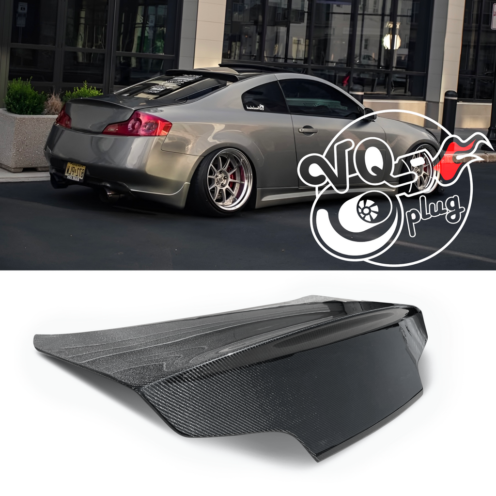 G35 Coupe JE Style Carbon Fiber Trunk | VQplug Exclusive