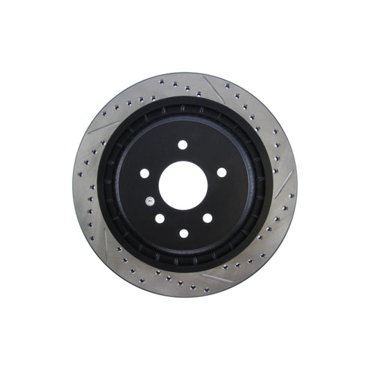 StopTech G37/370Z Akebono SportStop Slotted & Drilled Rear Left Rotor