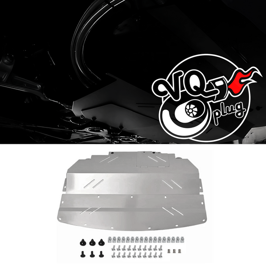 Q50/Q60 RWD Aluminum Splash Guard Under Tray | VR30DETT