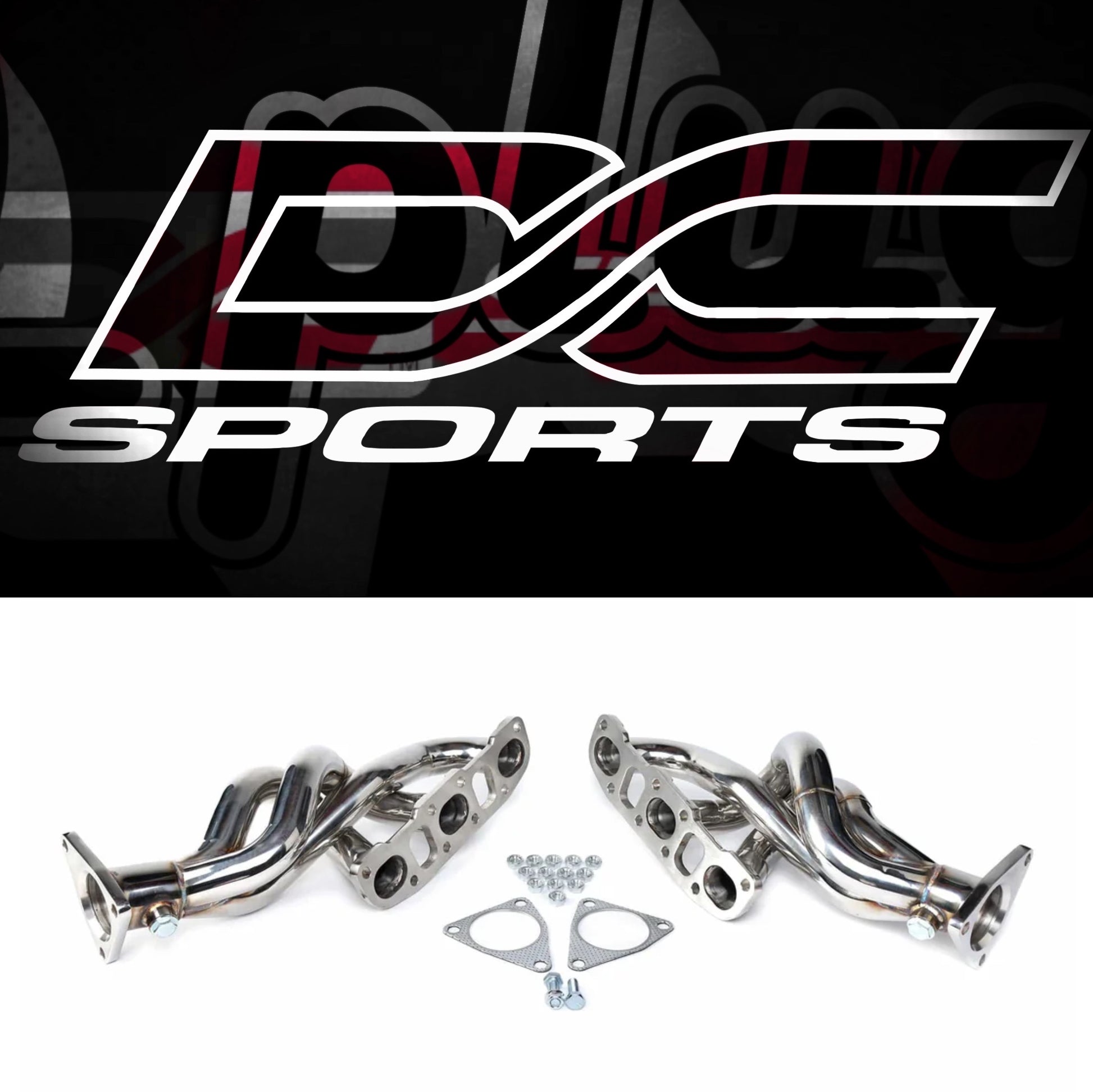 DC Sports Headers Stainless Steel VQ35HR VQ37VHR - Nissan 350Z 370Z / Infiniti G35 G37 Q50 AWD & RWD - Polished
