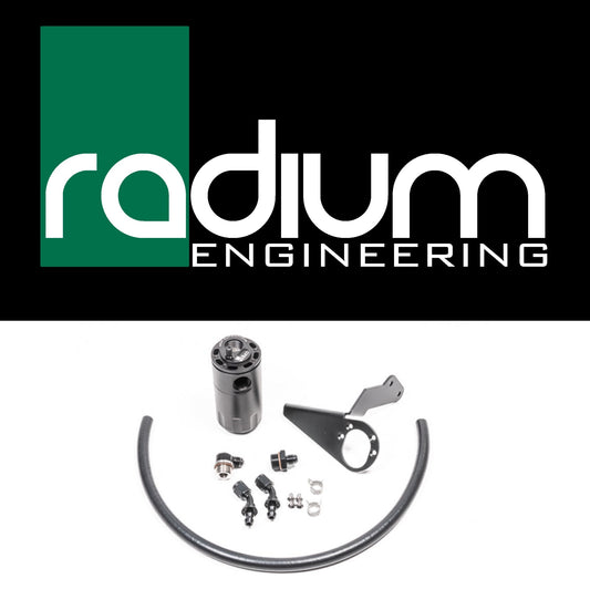 Radium Engineering PCV Catch Can Kit Nissan Z33 V35 VQ35DE Fluid Lock