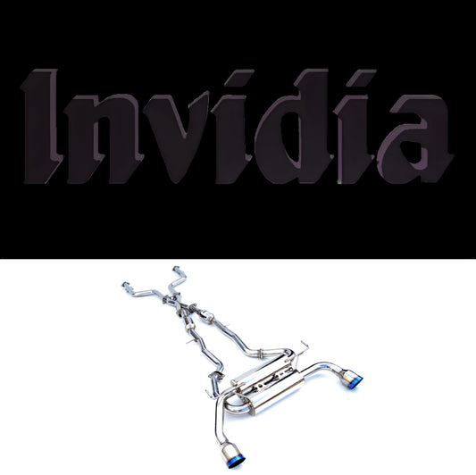 Invidia 14+ Infiniti Q50 Q300 w/ Single Layer Titanium Tips Cat-Back Exhaust