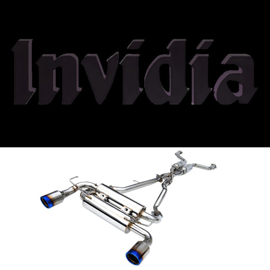 Invidia 07+ Infiniti G37 Coupe Gemini Rolled Titanium Tip Cat-back Exhaust