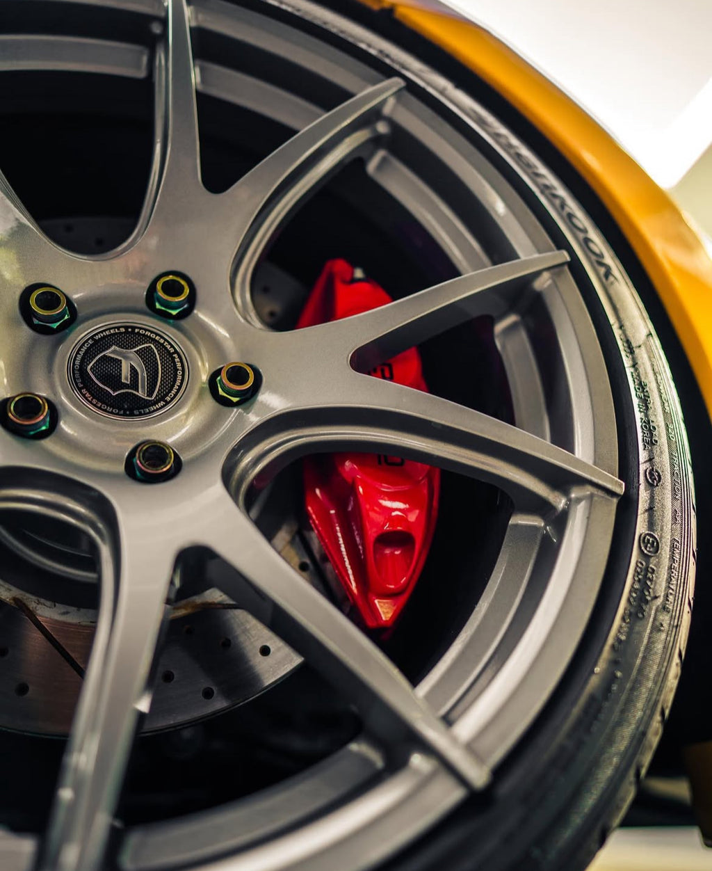 Akebono High-Heat Sport Brake Caliper Decals Set of 4