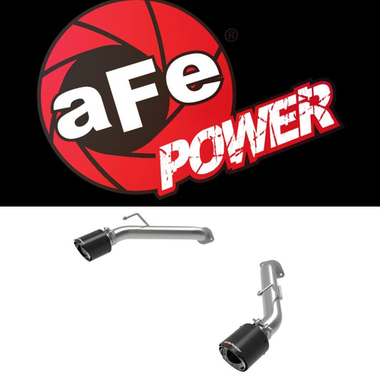 aFe 2023 Nissan Z V6-3.0L (tt)Takeda Stainless Steel Axle-Back Exhaust System w/ Carbon Fiber Tip