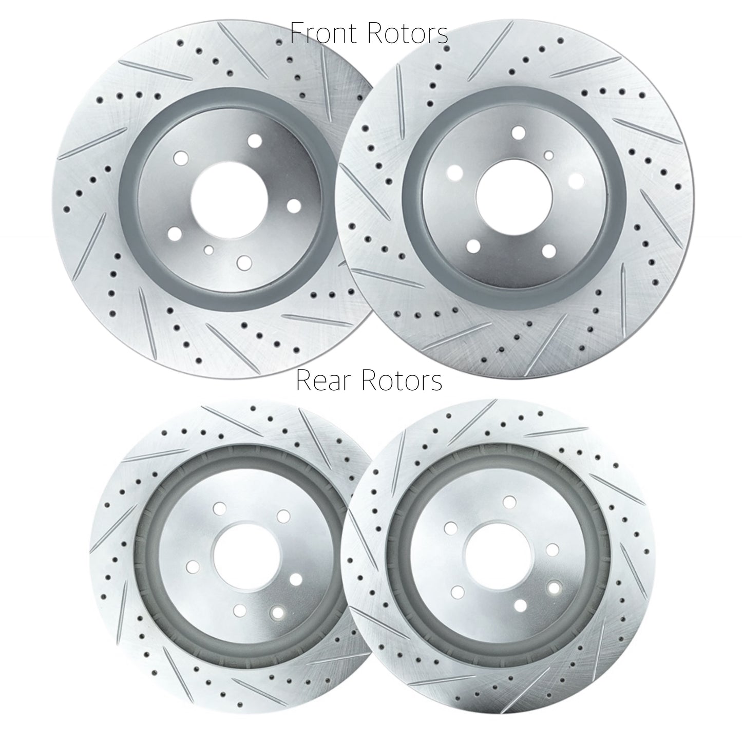 P2M G35/350Z Brembo Drilled and Slotted Brake Rotors