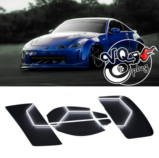350Z Nano Carbon Super Gloss Precut Window Tints | Front/Sides/Rear Customizer - 350z, Competition Use, Cosmetic,