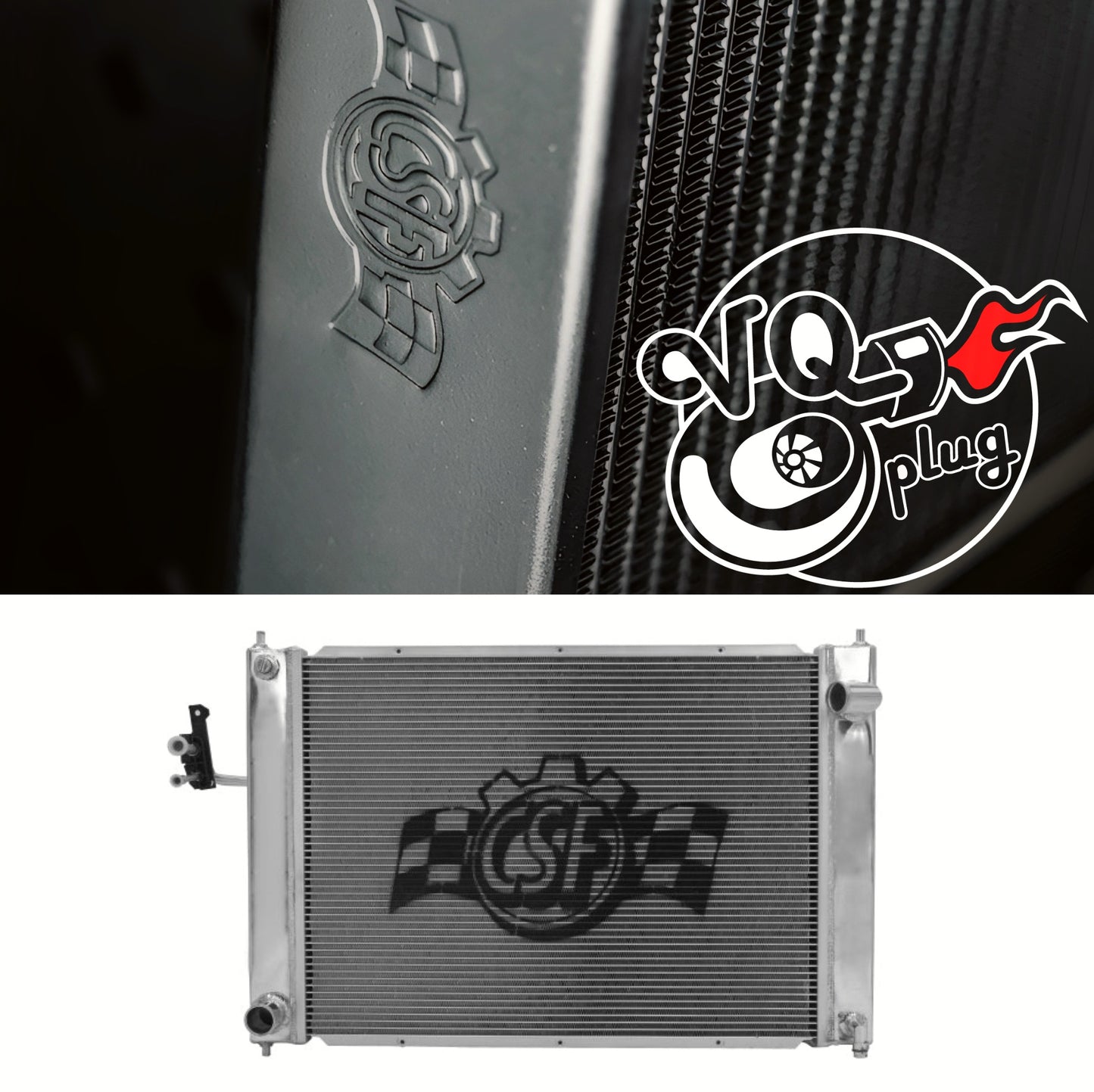 CSF 07+ 370Z/G37/Q60/G35 Aluminum Dual Core Radiator | Manual Transmission VQ37VHR