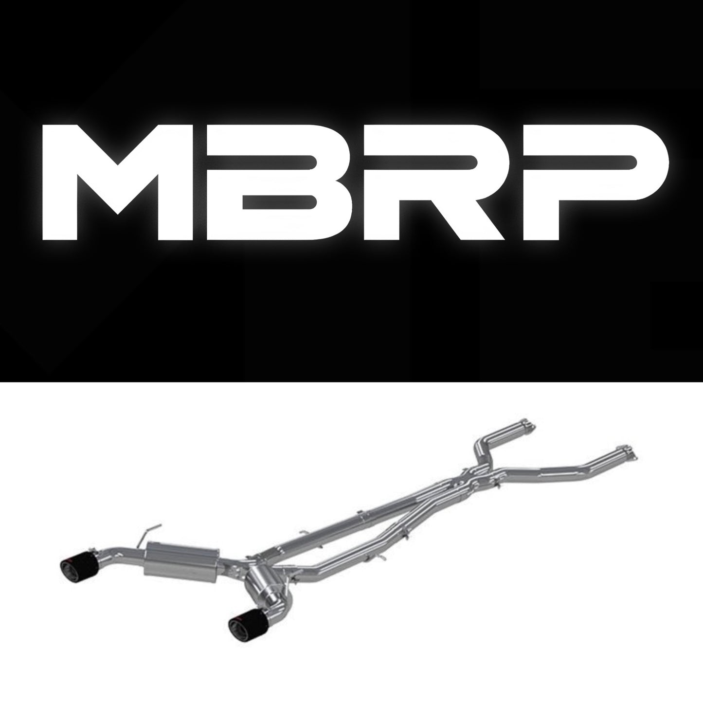 MBRP 16+ Infiniti Q50 3.0L RWD/AWD 3in Cat Back w/ 4.5in OD Carbon Fiber Tips - T304