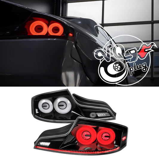 Spec-D G35 Coupe Customizable LED Sequential Halo Tail Lights