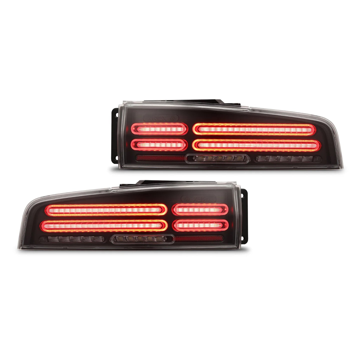 AlphaRex 23-25 Nissan Z Nova-Series Quad-Loop Style Prismatic LED Tail Lights - Black