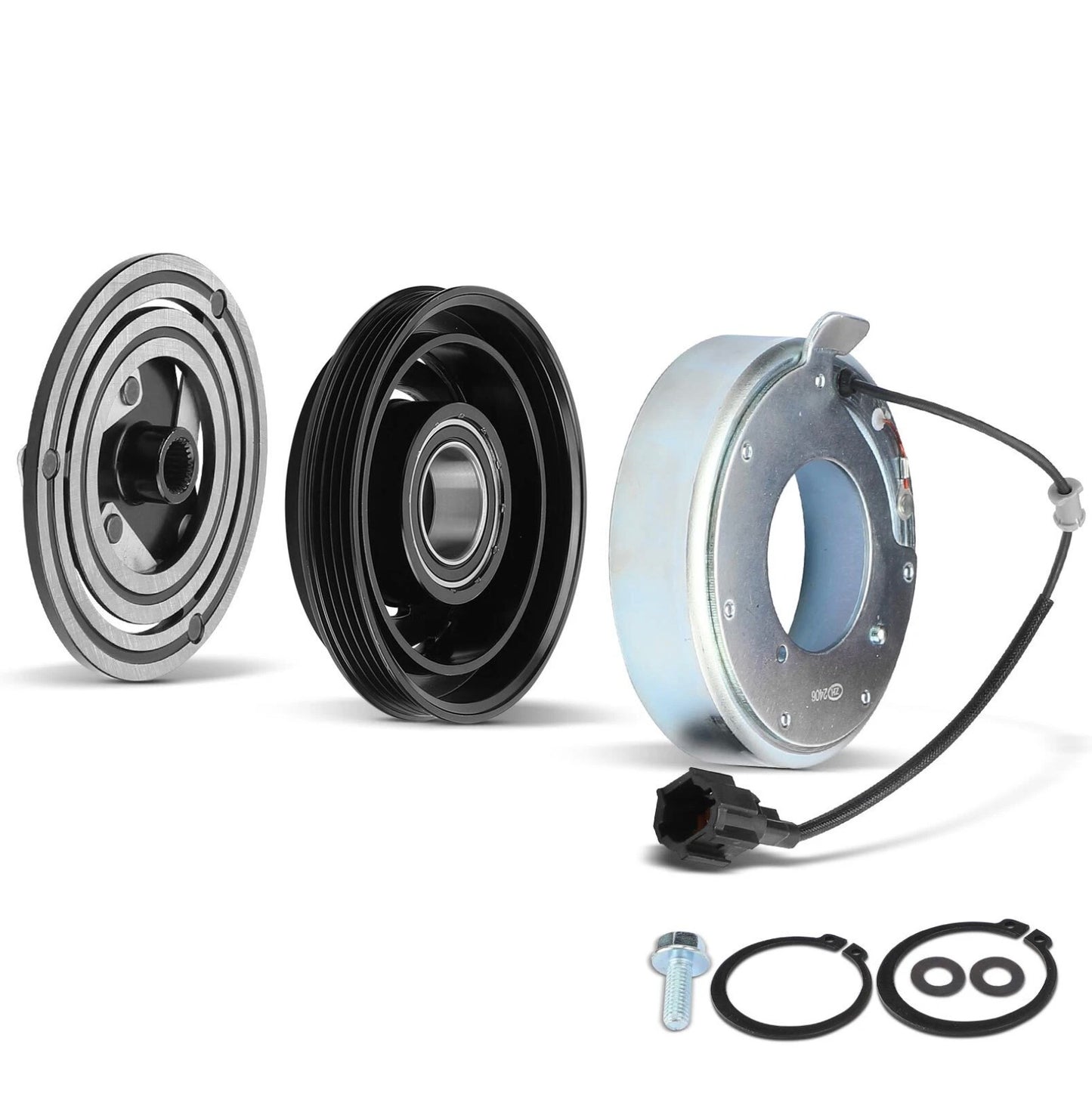 350Z AC Compressor Clutch Kit 4-Groove Pulley | OEM Replacement