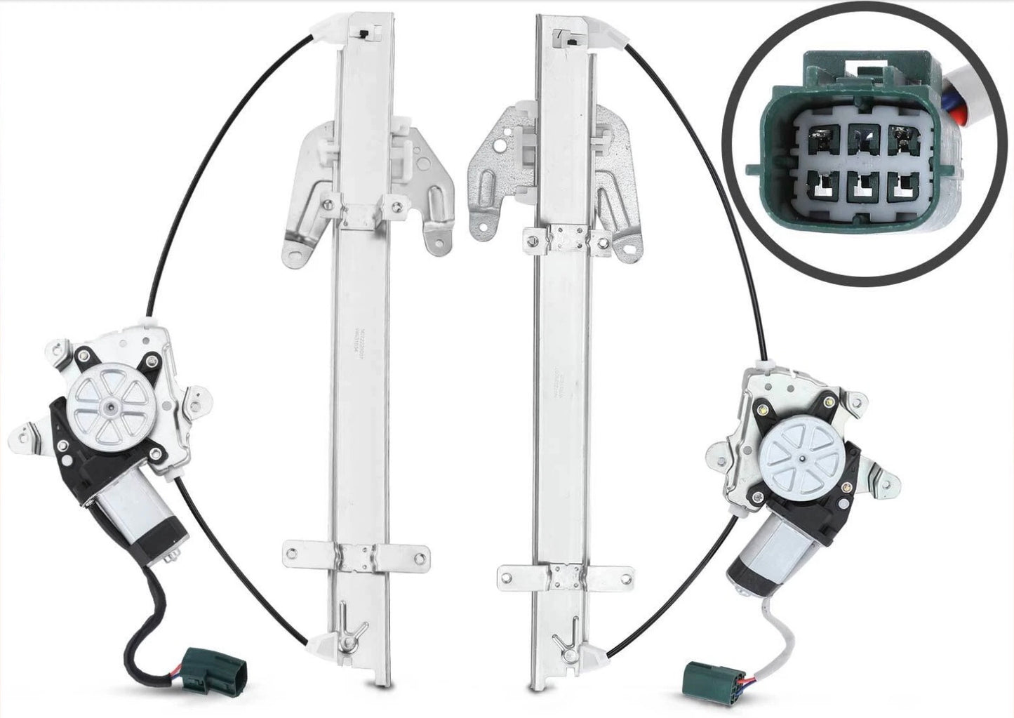 Q40 (Sedan) 2x Rear Power Window Regulator Assembly | OEM Replacement