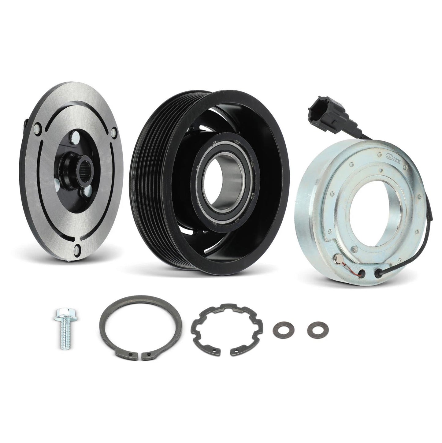 350Z AC Compressor Clutch Kit 7-Groove Pulley | OEM Replacement