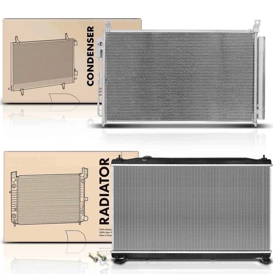 Q50 Radiator & AC Condenser Cooling Kit | OEM Replacement VQ35HR