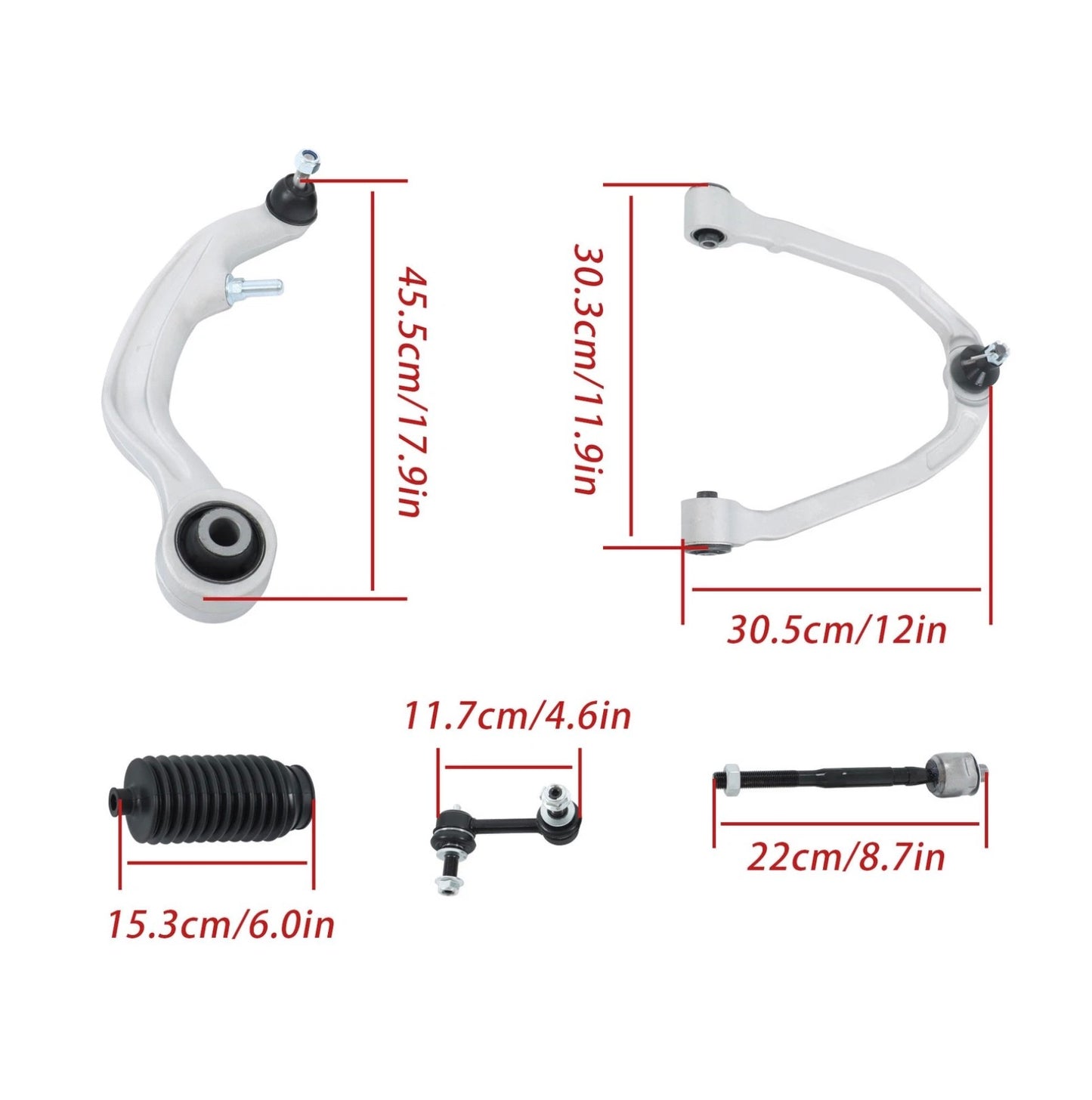 G35 / 350z Front Upper＆Lower Control Arm Suspension Kit