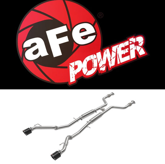 aFe POWER Takeda 2023 Nissan Z 2 1/2in 304 SS Cat-Back Exhaust System w/ Carbon Fiber Tips