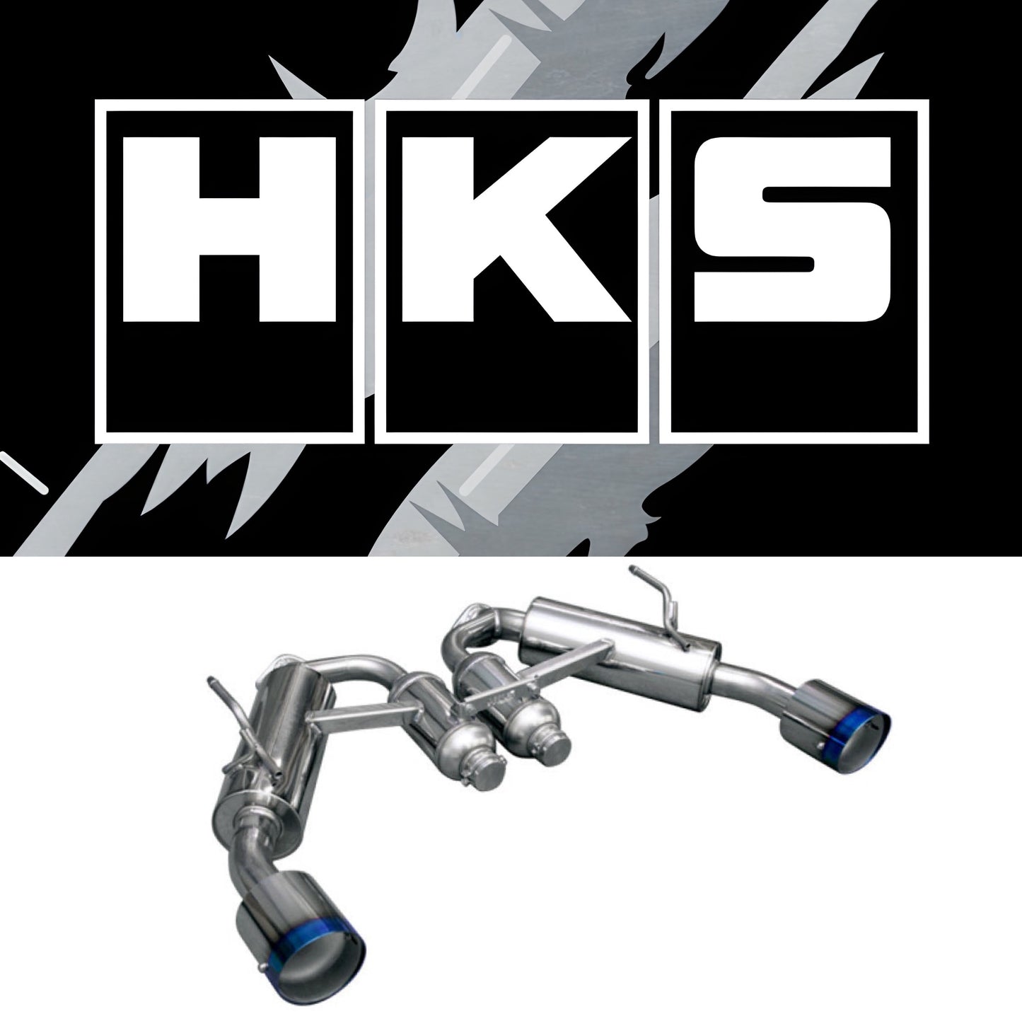 HKS Q50 VQ37 Dual Hi-Power Titanium Tip Catback Exhaust